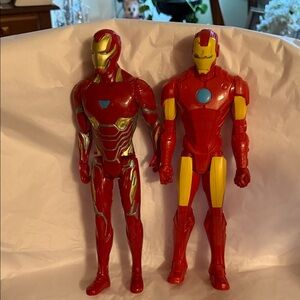 Red and Yellow Action Figures marvel action figure